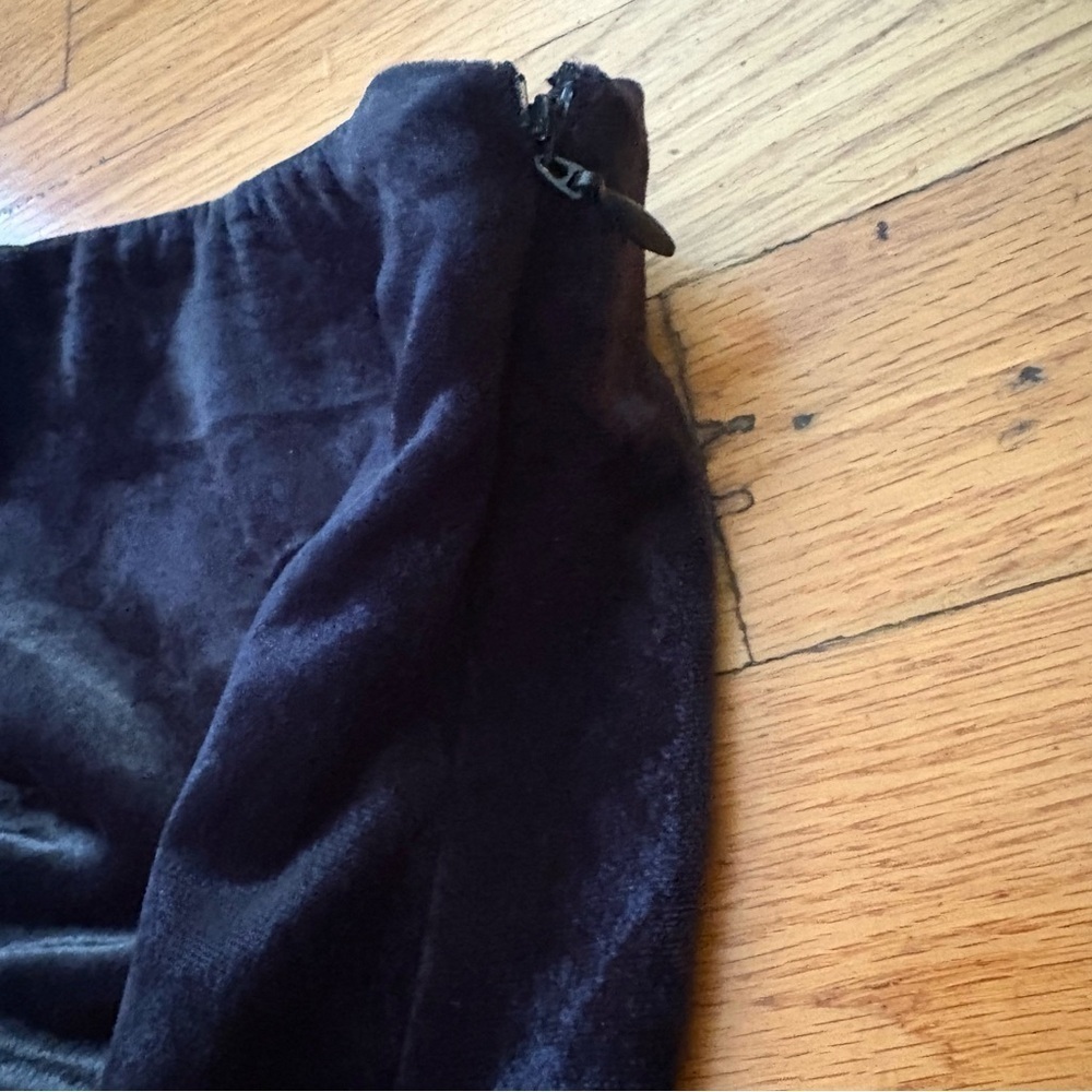 Splendid Black Velvet Maxi Skirt Size Large - Picture 8 of 8